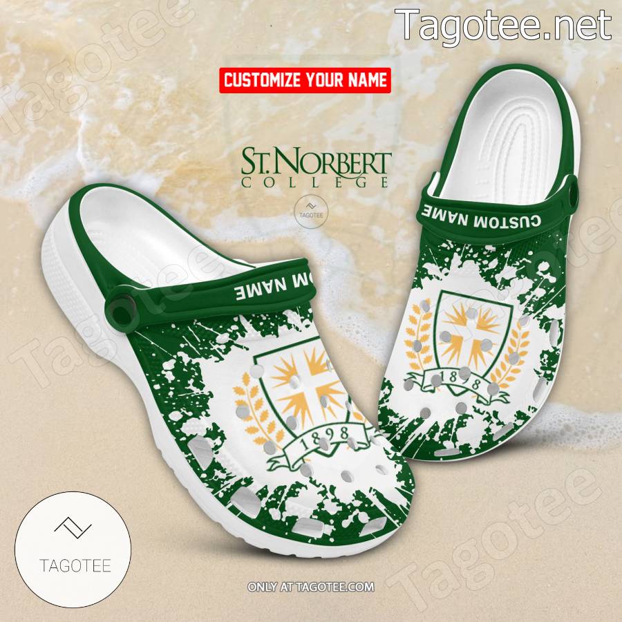 Saint Norbert College Custom Crocs Clogs - BiShop