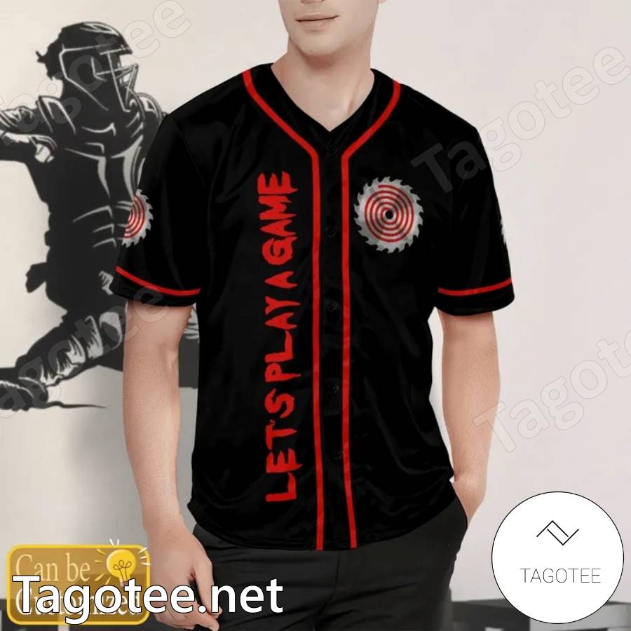 Saw Let's Play A Game Personalized Baseball Jersey c
