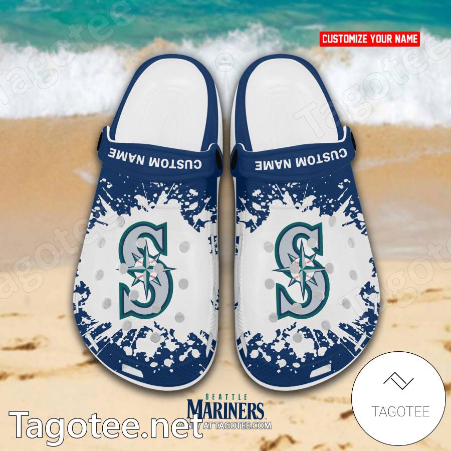 Seattle Mariners Custom Crocs Clogs - EmonShop a