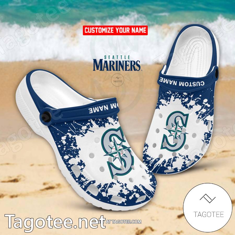 Seattle Mariners Custom Crocs Clogs - EmonShop