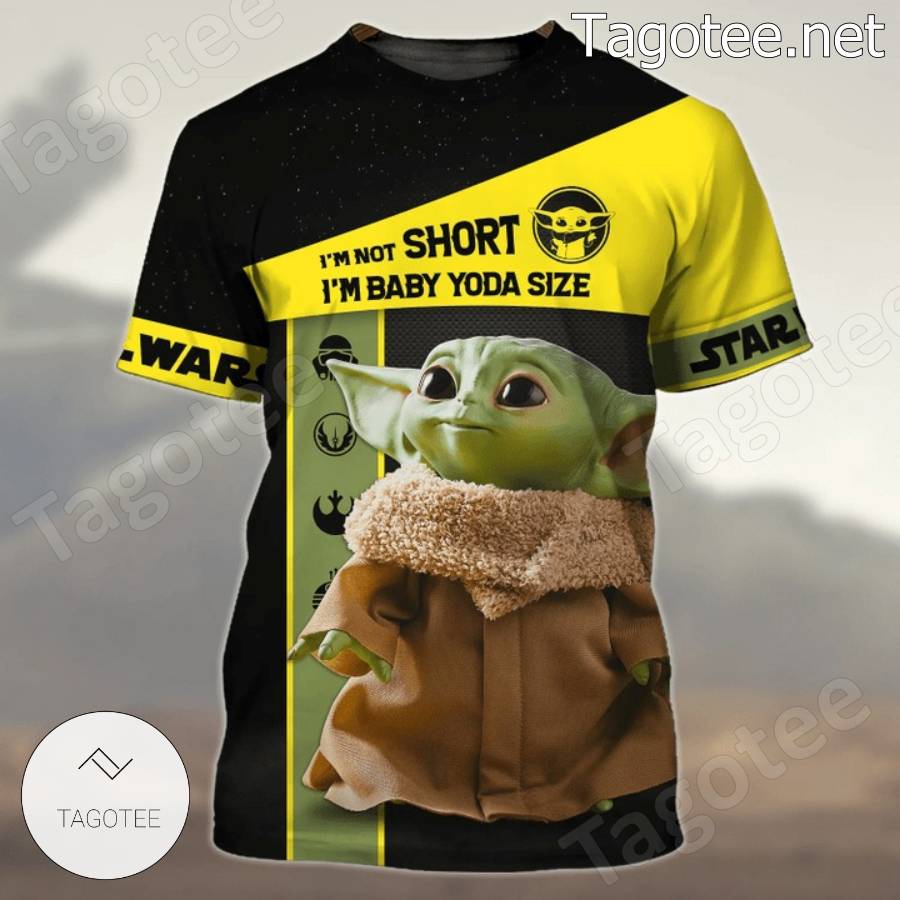 Baby Yoda Christmas T Shirt I'm Not Short