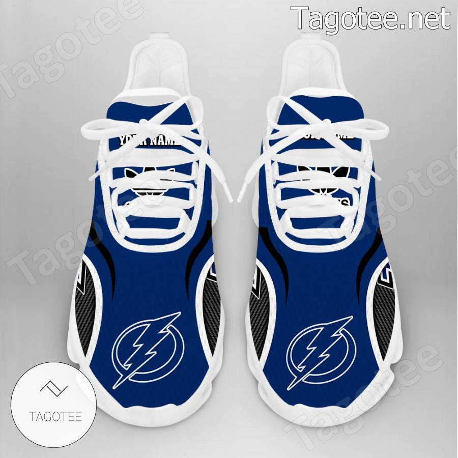 Tampa Bay Lightning Personalized NHL Max Soul Shoes - Tagotee