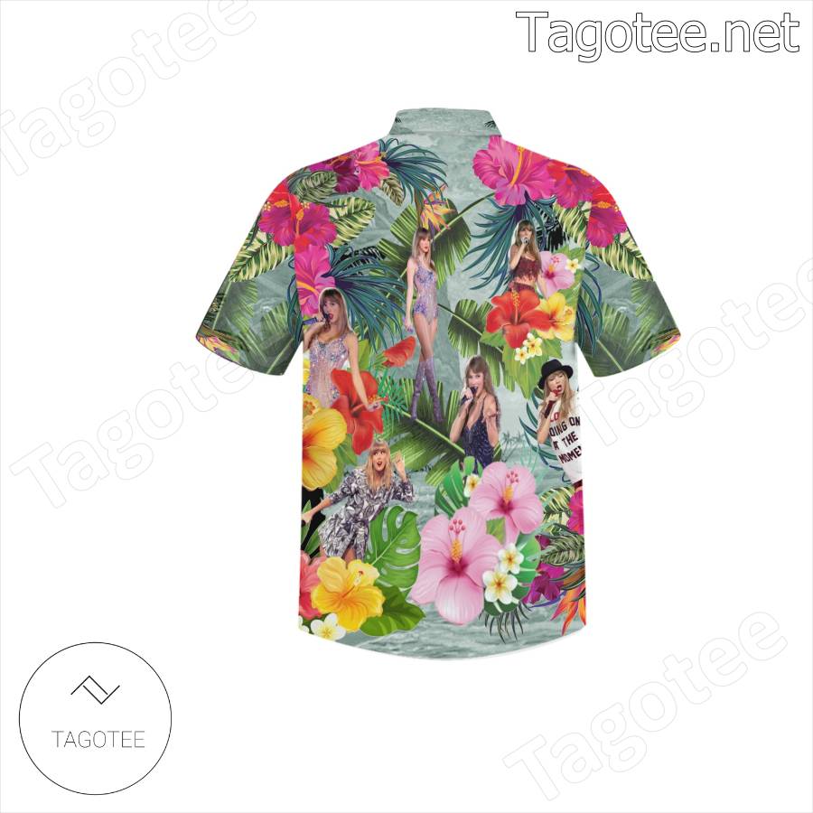 Grateful Dead Dancing Bears Hibiscus Hawaiian Shirt - Tagotee