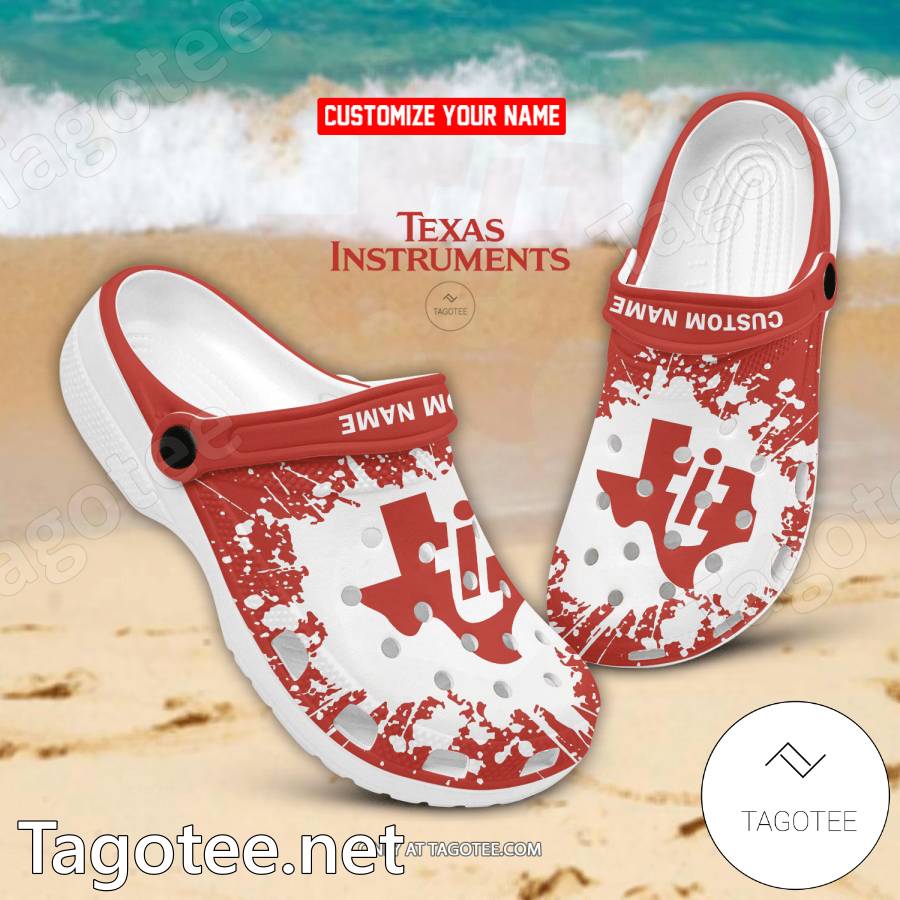 Texas Instruments Logo Crocs Clogs - EmonShop - Tagotee