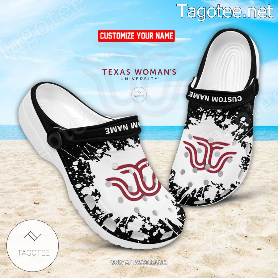 Texas Woman's University Custom Crocs Clogs - BiShop