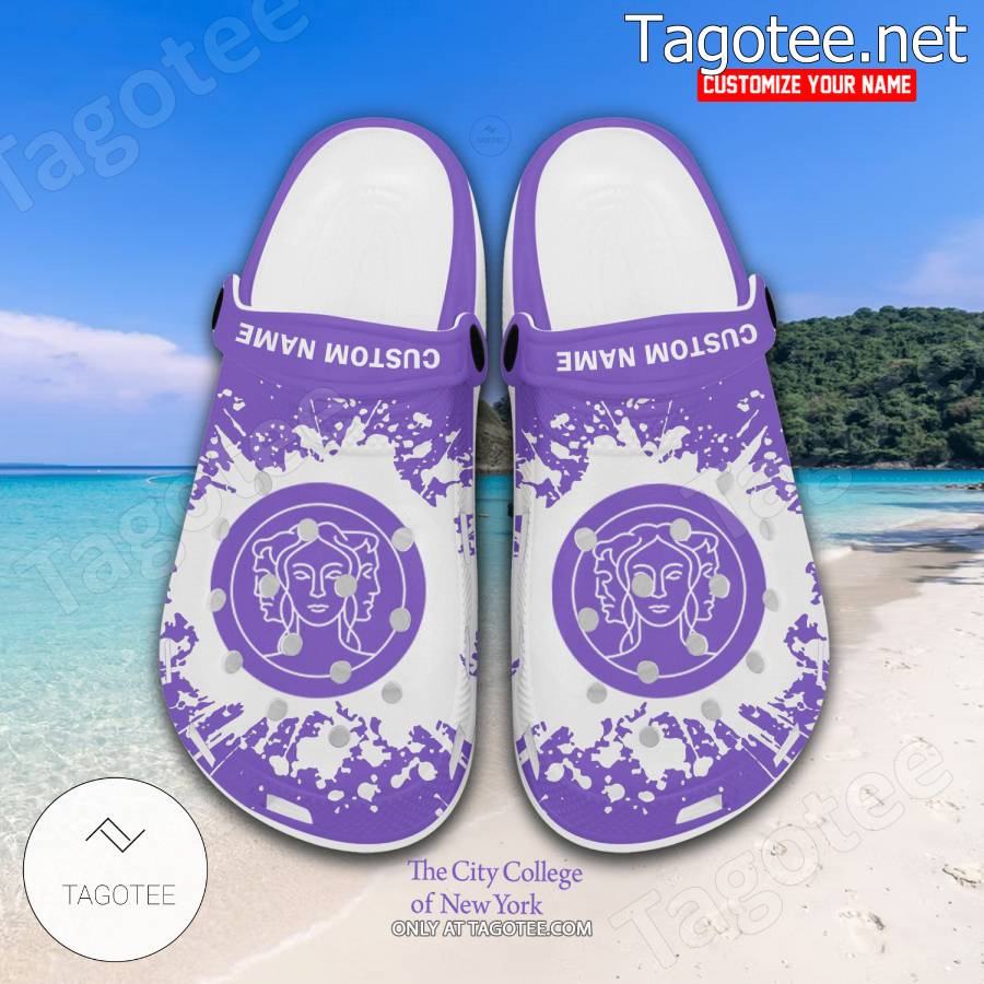 The City College of New York Custom Crocs Clogs - BiShop a