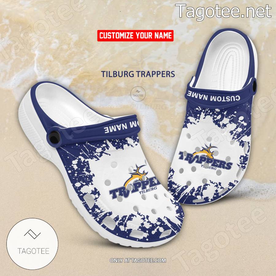 Personalized NHL Tampa Bay Lightning Blue Crocs Crocband Clog
