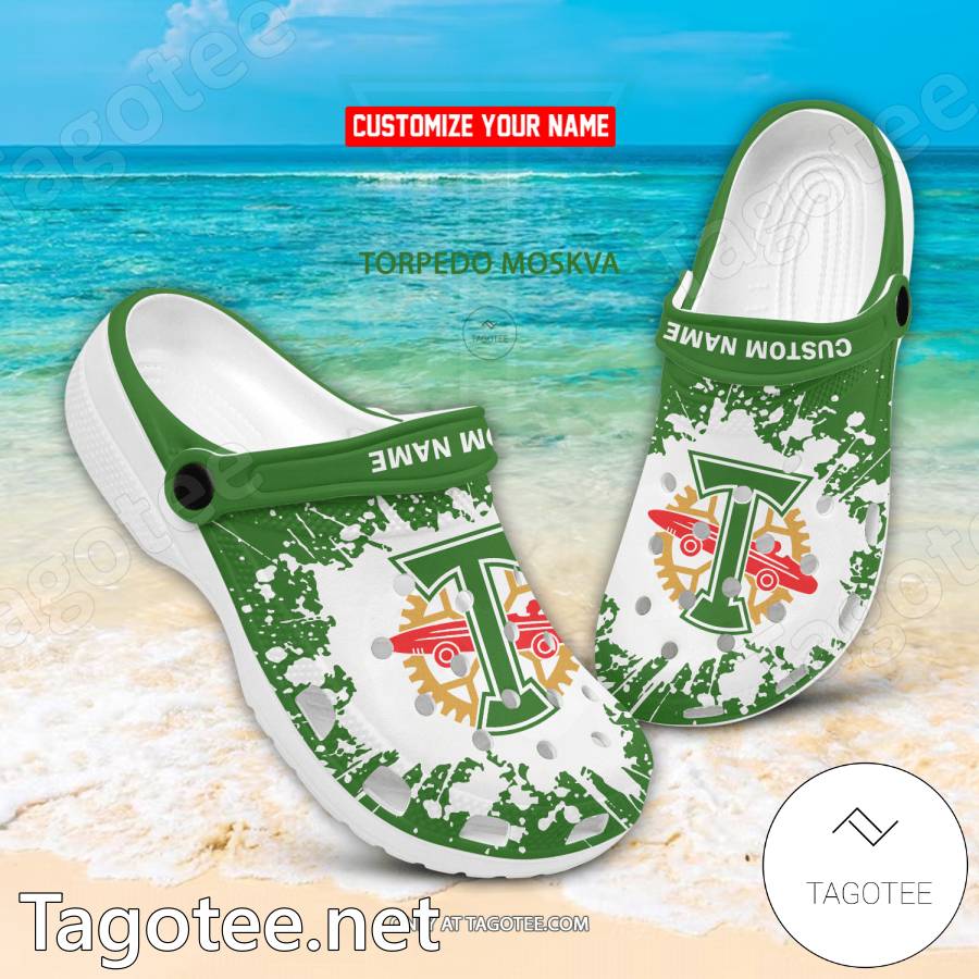 Torpedo Moskva Custom Name Crocs Clogs - EmonShop