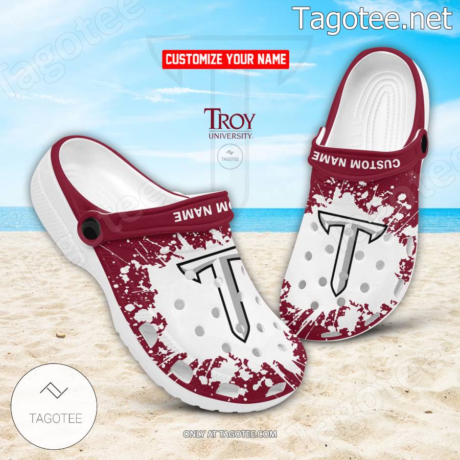 Troy University Custom Crocs Clogs - BiShop a