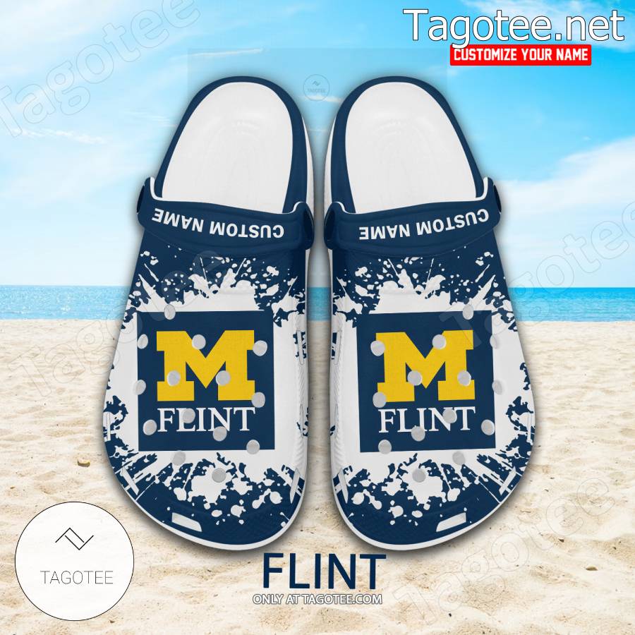 University of Michigan-Flint Custom Crocs Clogs - BiShop - Tagotee