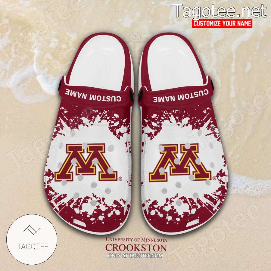 University of Minnesota-Crookston Personalized Crocs Clogs - BiShop a