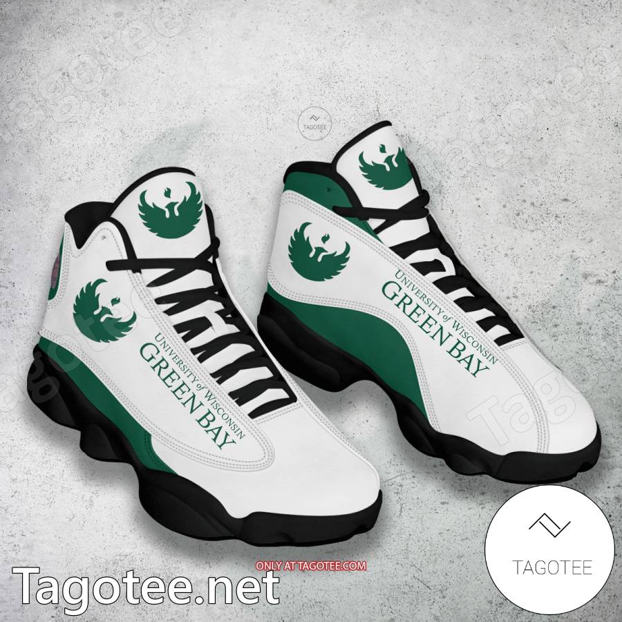 University of Wisconsin-Green Bay Air Jordan 13 Shoes - BiShop