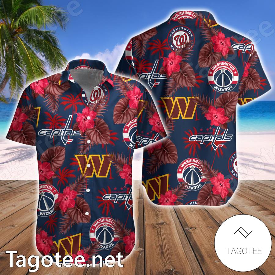 Washington D.C Sport Teams Hawaiian Shirt - Tagotee