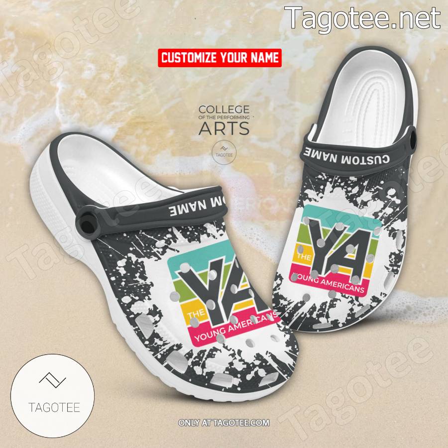 Young Americans College of the Performing Arts Personalized Crocs Clogs - BiShop