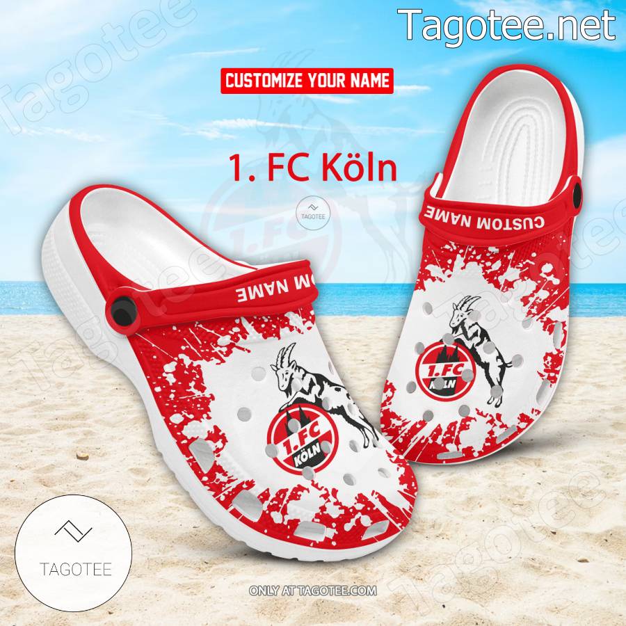1. FC Köln Custom Crocs Clogs - BiShop