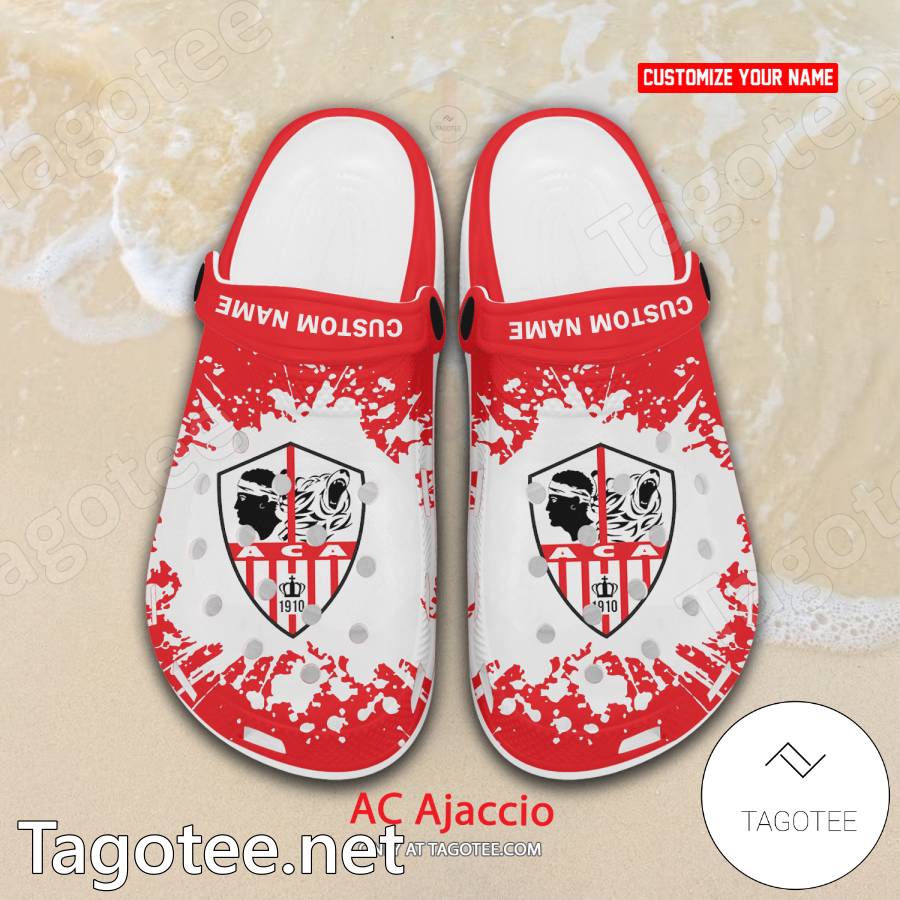 AC Ajaccio Custom Crocs Clogs - BiShop a