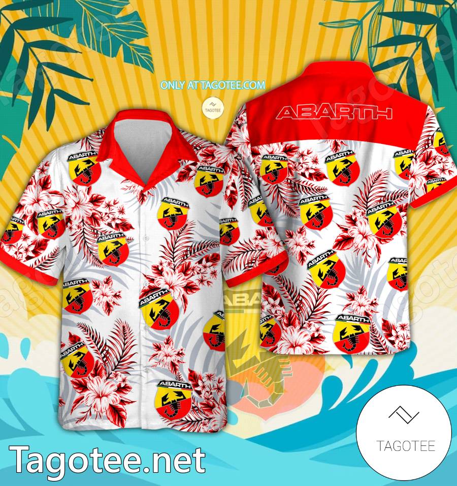 Abarth Logo Hawaiian Shirt And Shorts - EmonShop