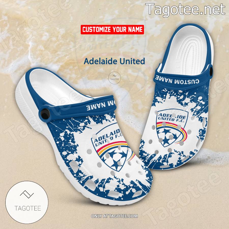 Adelaide United Custom Crocs Clogs - BiShop