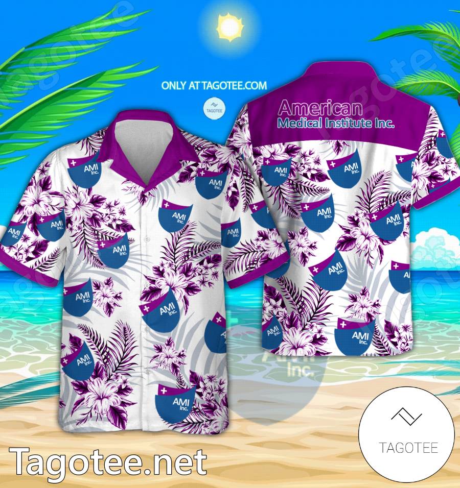 American Medical Institute Inc. Logo Hawaiian Shirt And Shorts - EmonShop
