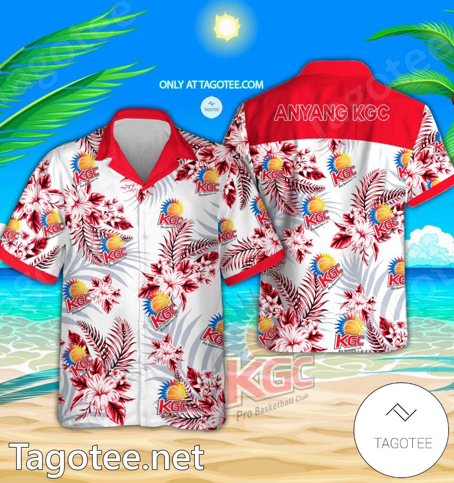 Anyang KGC Logo Hawaiian Shirt And Shorts - EmonShop
