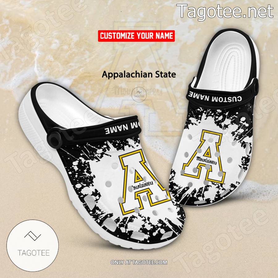 Appalachian State Logo Custom Crocs Clogs - BiShop