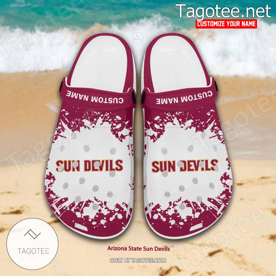 Arizona State Sun Devils Logo Crocs Clogs - BiShop a