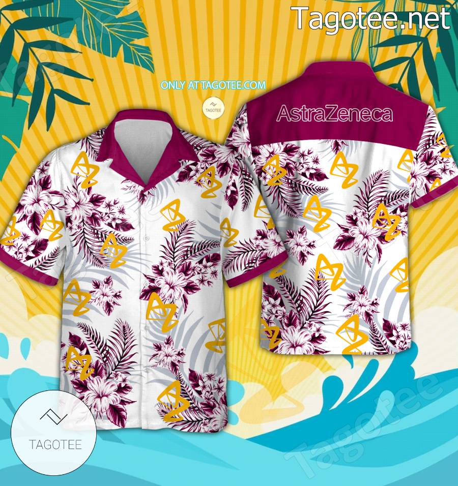 AstraZeneca Logo Hawaiian Shirt And Shorts - BiShop