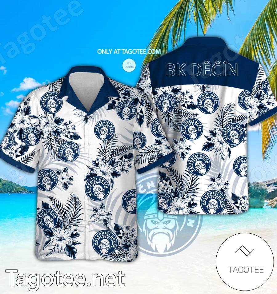 BK Decin Logo Hawaiian Shirt And Shorts - EmonShop