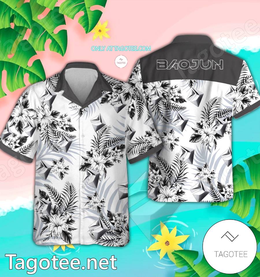 Baojun Logo Hawaiian Shirt And Shorts - EmonShop