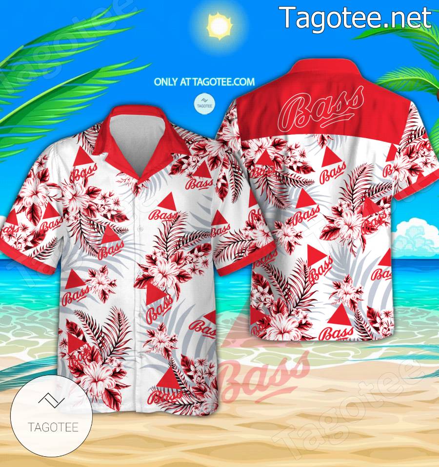 Bass-Brewery Logo Hawaiian Shirt And Shorts - EmonShop