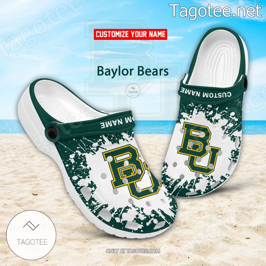 Baylor Bears Logo Custom Crocs Clogs - BiShop