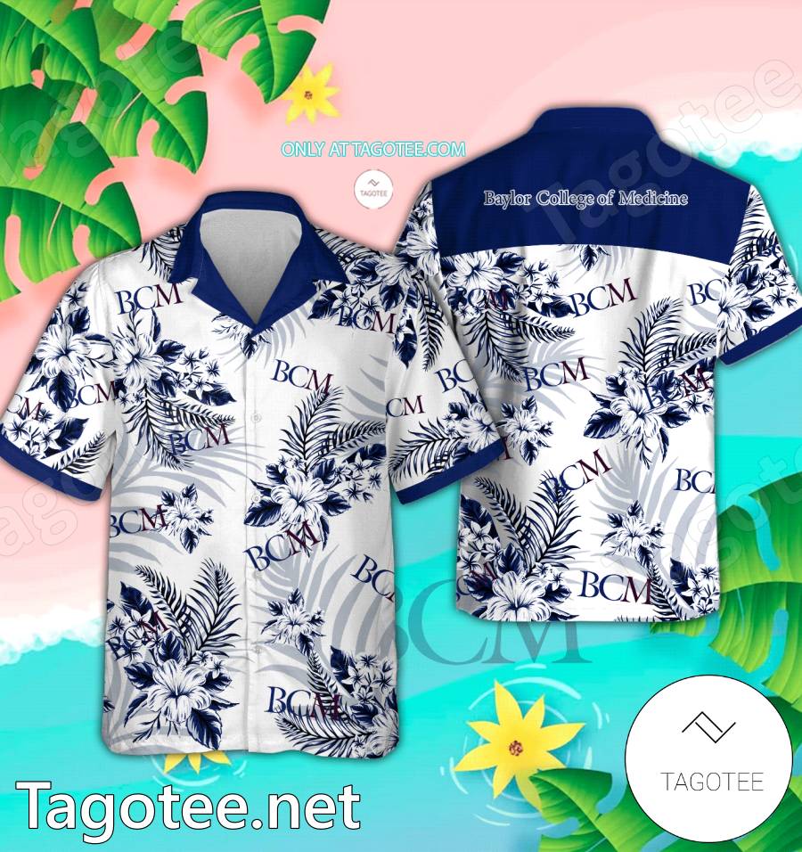 Baylor College of Medicine Logo Hawaiian Shirt And Shorts - EmonShop
