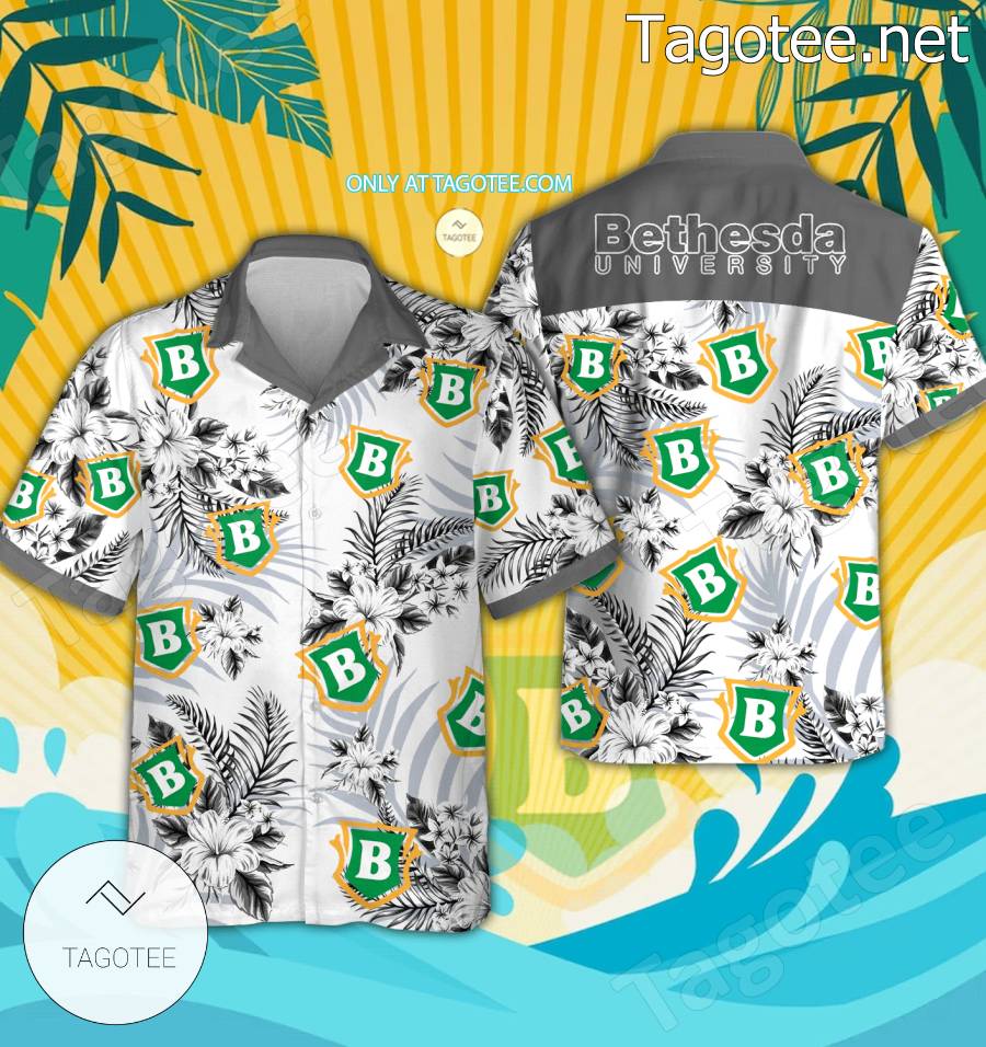 Bethesda University Hawaiian Shirt And Shorts - BiShop - Tagotee