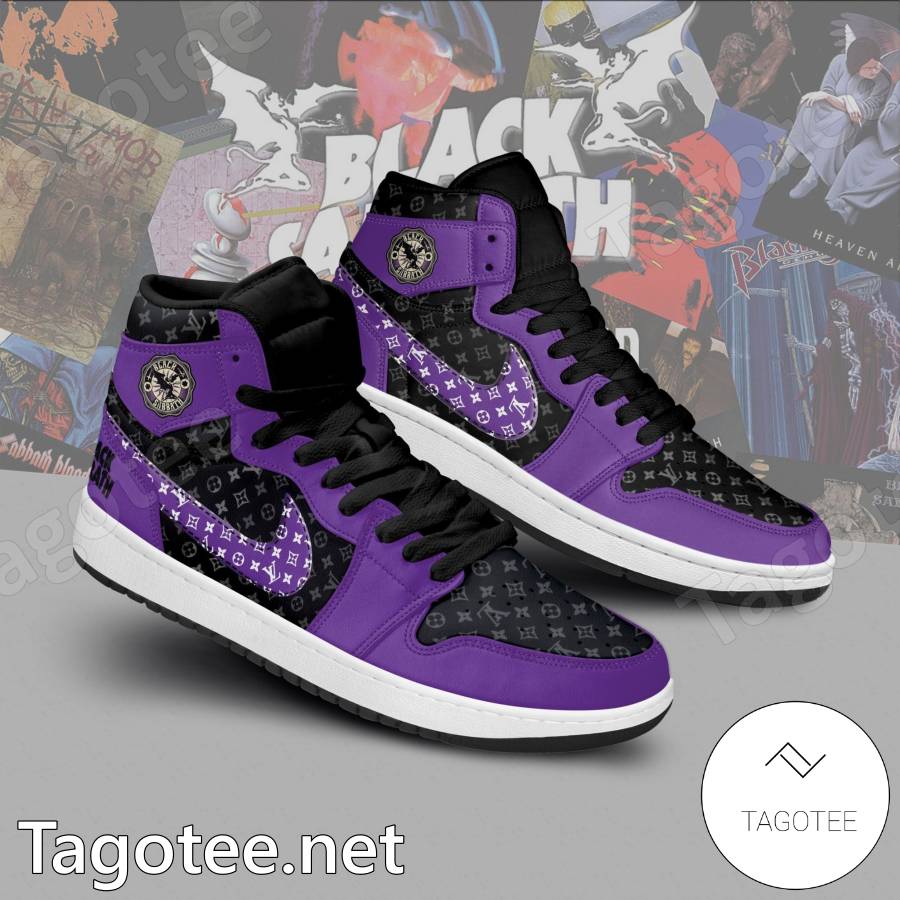 black and purple louis vuittons