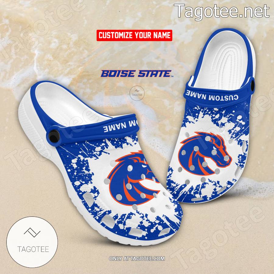 Boise State Logo Custom Crocs Clogs - BiShop