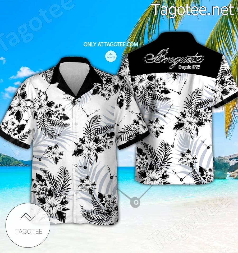 Breguet Watch Logo Hawaiian Shirt And Shorts - BiShop