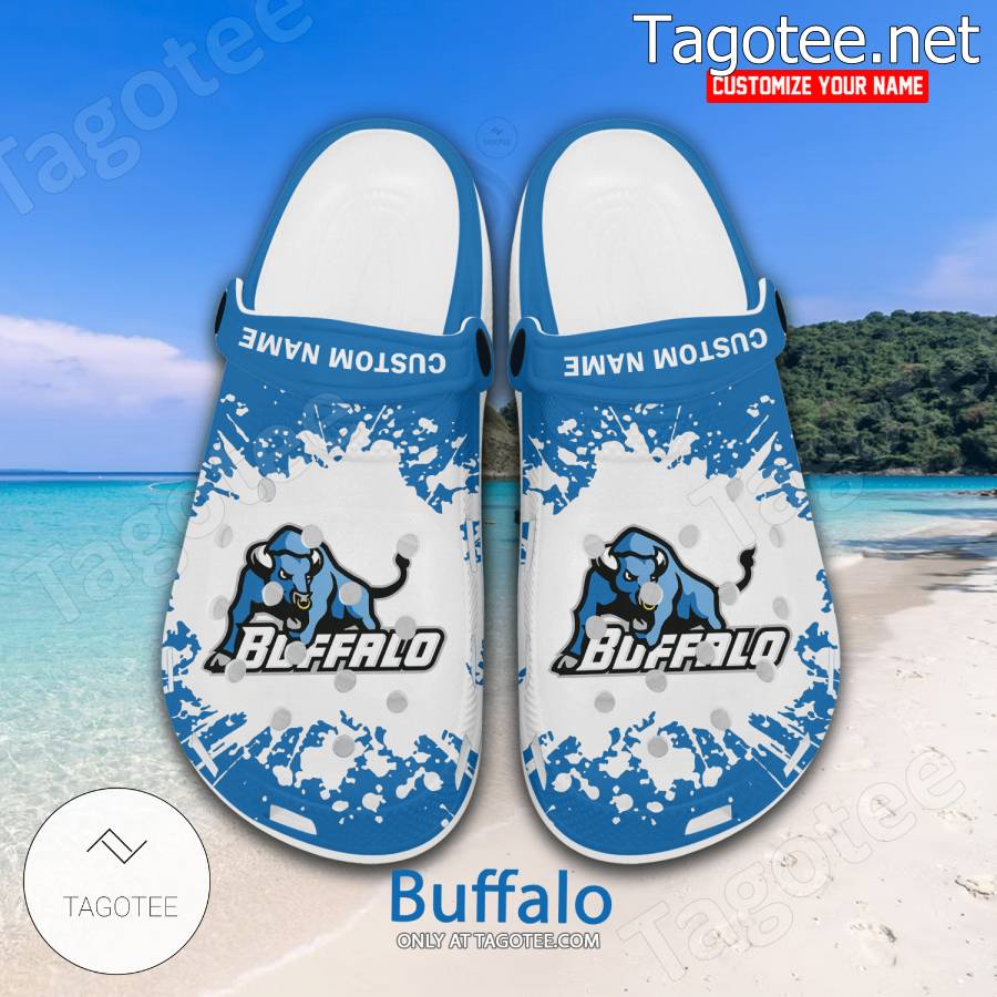 Buffalo Logo Custom Crocs Clogs - BiShop a