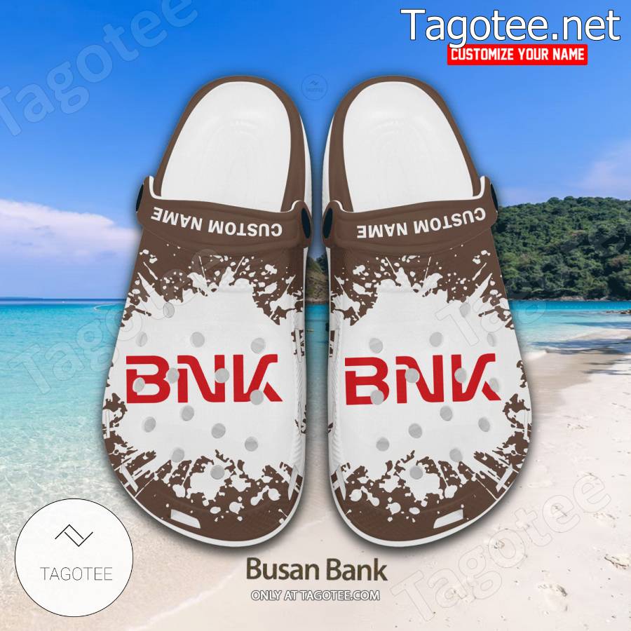 Busan Bank Logo Crocs Clogs - BiShop a