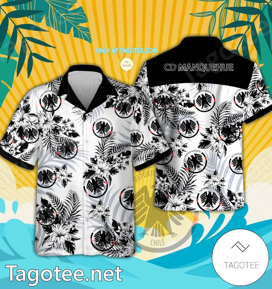 CD Manquehue Logo Hawaiian Shirt And Shorts - EmonShop