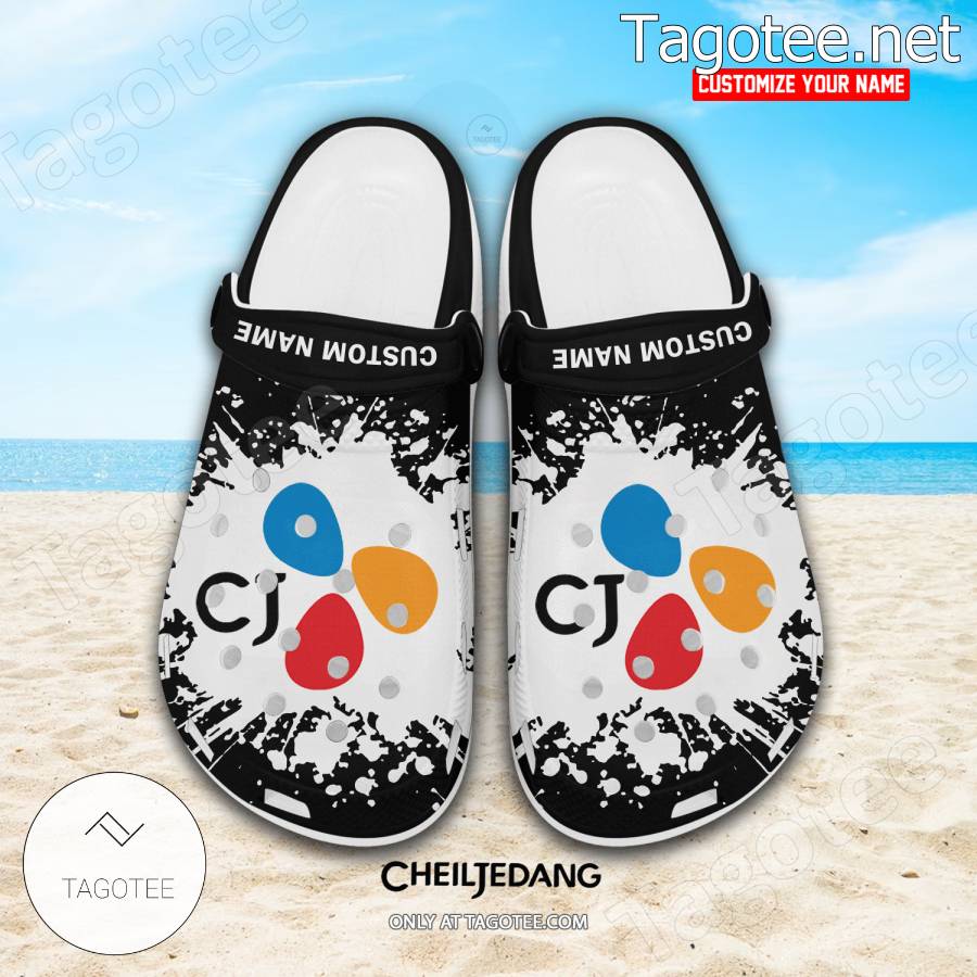 CJ CheilJedang Logo Crocs Clogs - BiShop a