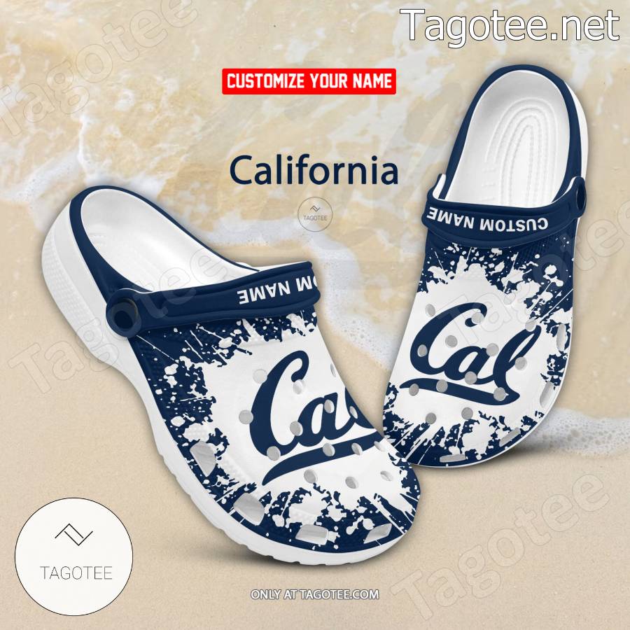 California Logo Custom Crocs Clogs - BiShop