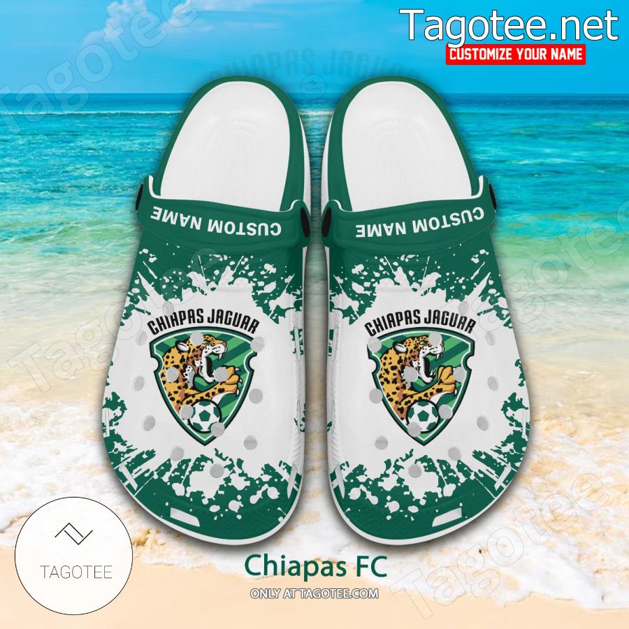 Chiapas FC Logo Custom Crocs Clogs - BiShop a