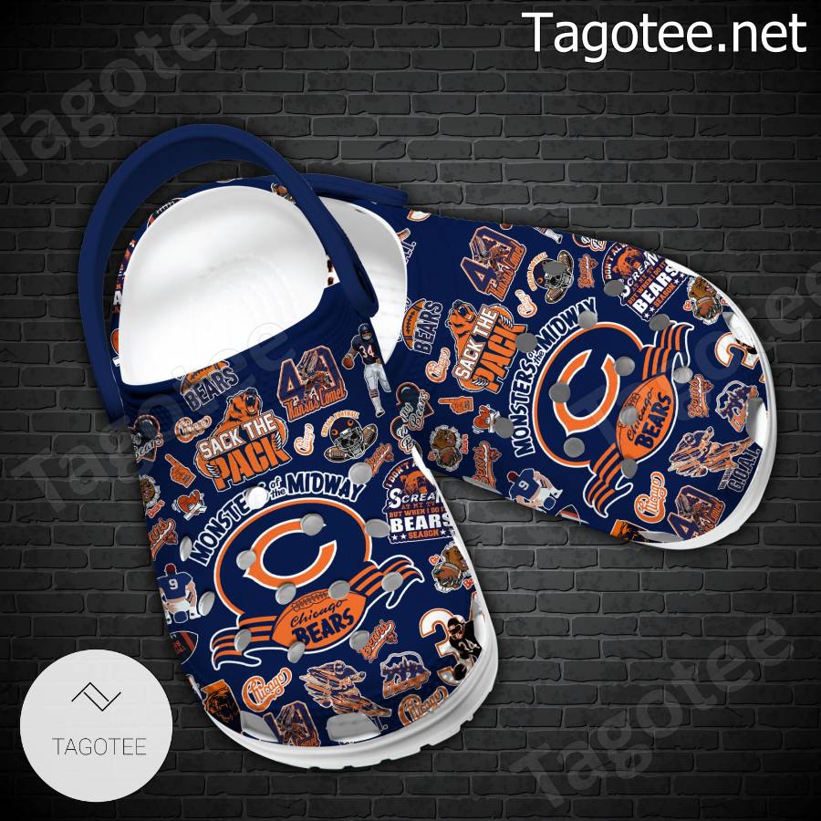 Chicago Bears Crocs By Funny Crocs - Discover Comfort And Style Clog Shoes  With Funny Crocs