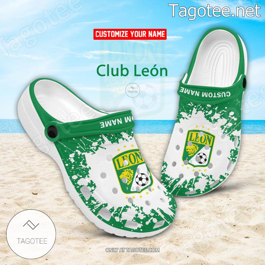 Club León Logo Custom Crocs Clogs - BiShop