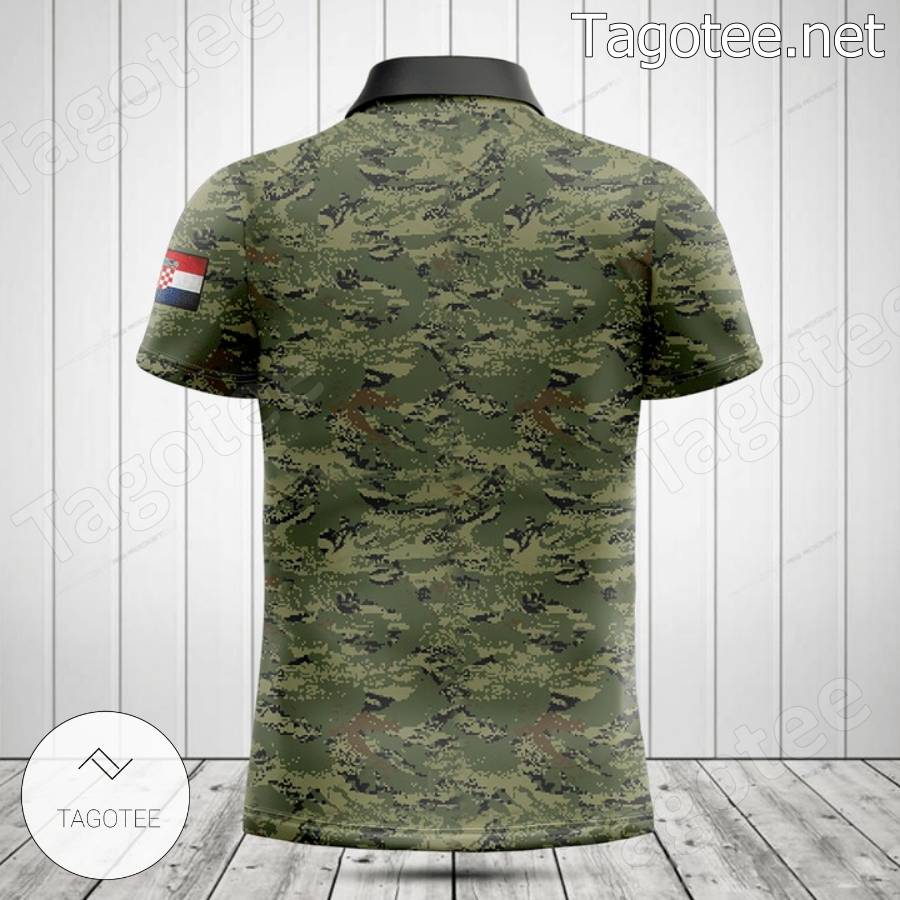 Croatia Coat Of Arms Camouflage Personalized T-shirt, Hoodie b