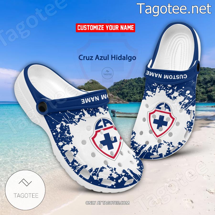 Cruz Azul Hidalgo Logo Custom Crocs Clogs - BiShop