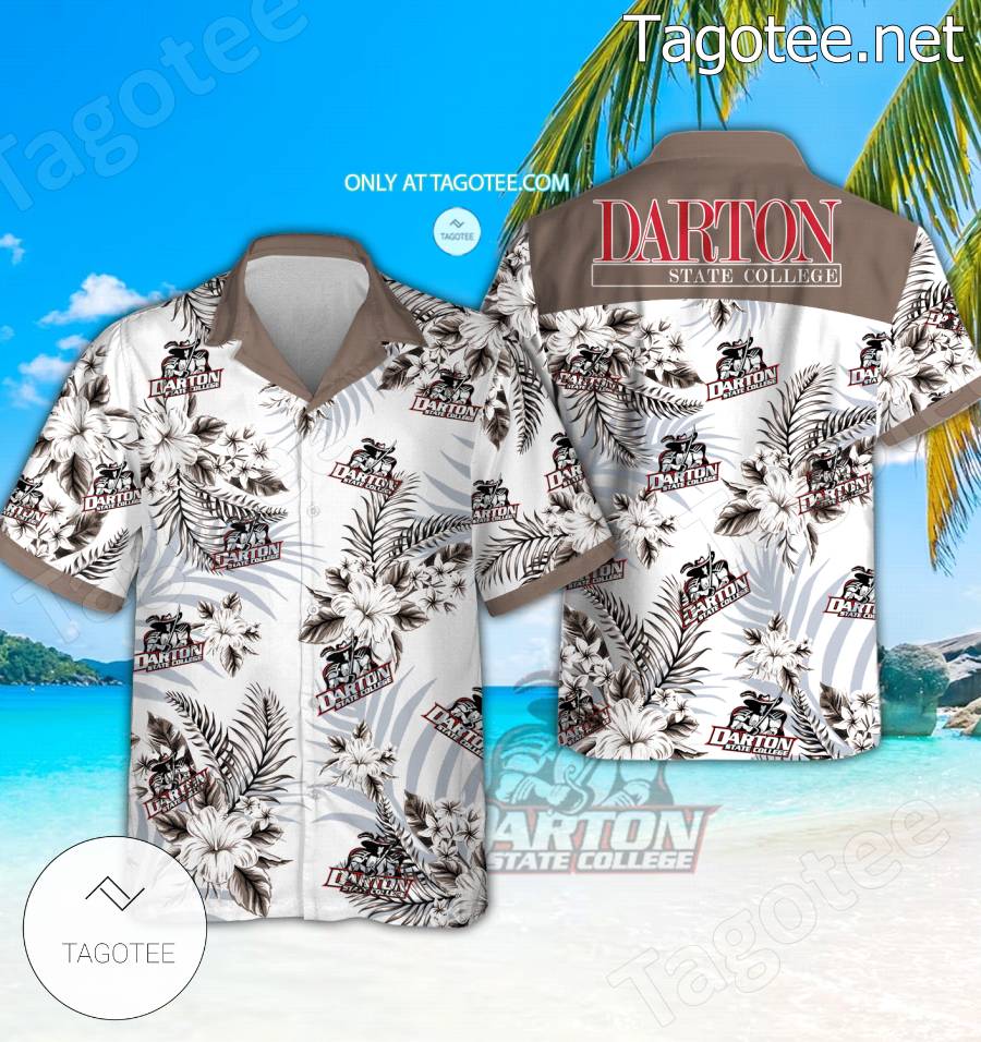Darton State College Logo Hawaiian Shirt And Shorts - BiShop