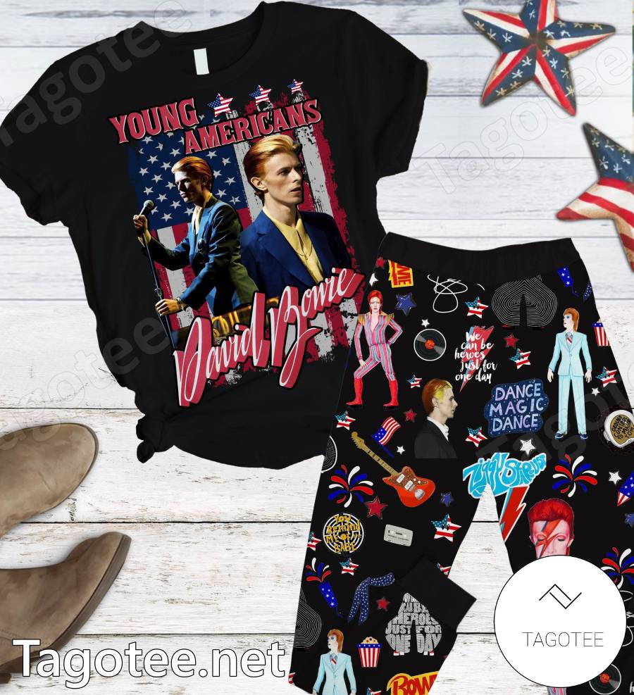 David Bowie Young Americans Pajamas Set