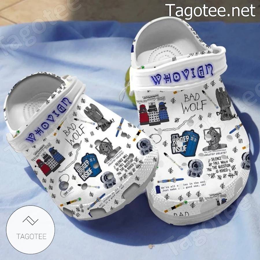 Doctor Who Whovian Movie Crocs Clogs a