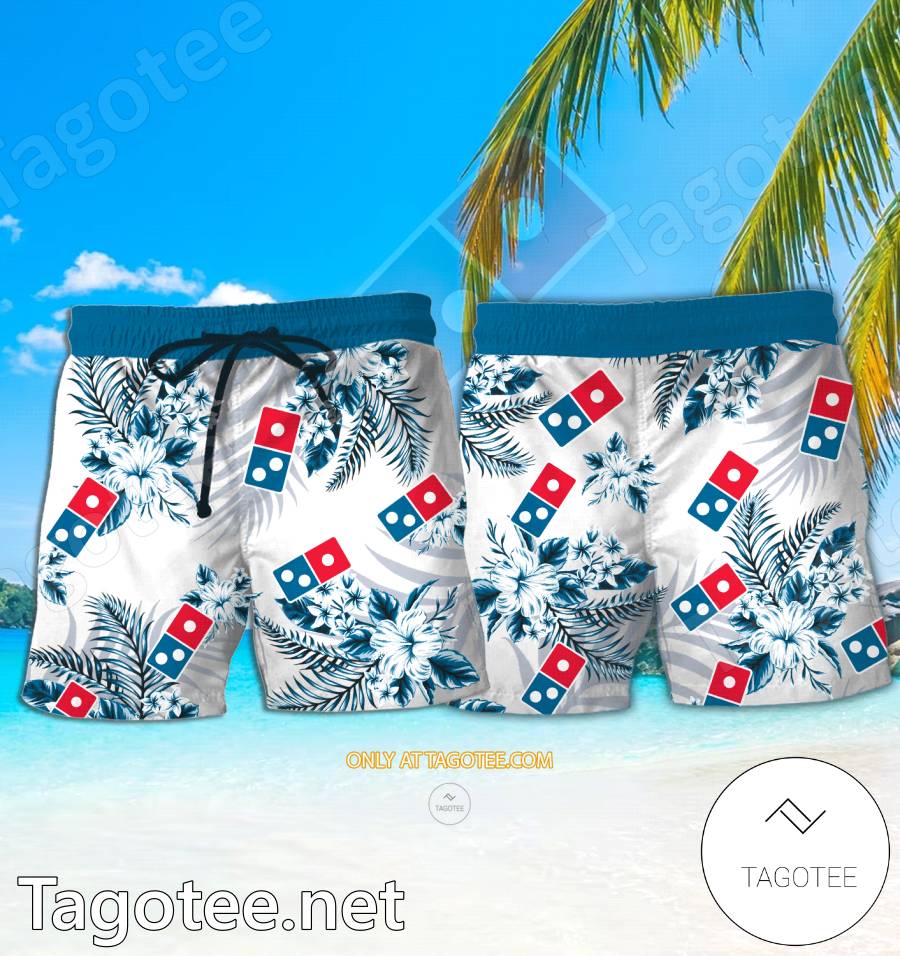 Domino's Pizza Eagle American Flag Hawaiian Shirt And Shorts Summer Men And  Women Gift - Banantees